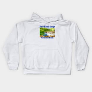 New River Gorge National Park, West Virginia Kids Hoodie